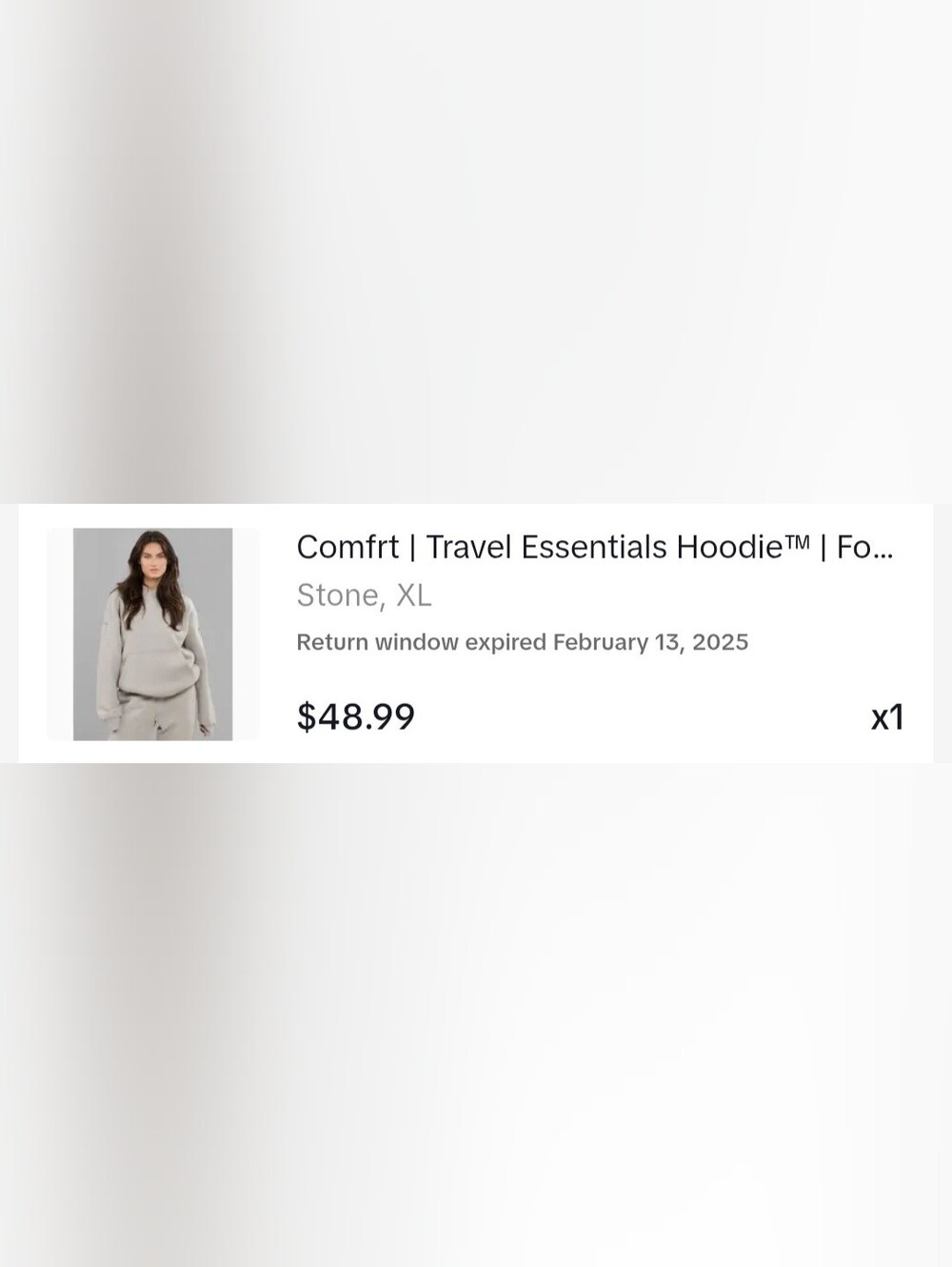 Comfrt Travel Essentials Hoodie